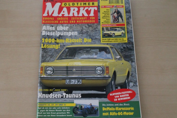 Deckblatt Oldtimer Markt (06/1995)